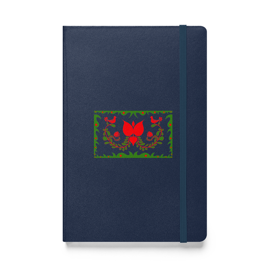 Hungarian Red Floral Hardcover Journal product image (1)