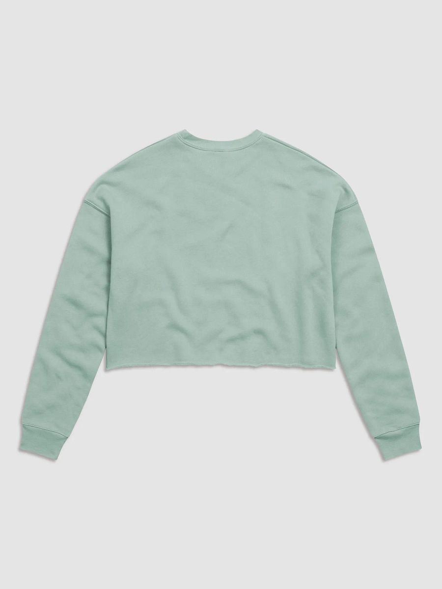 Columbia Road Market Midweight Fleece Crop Sweatshirt (Blue) product image (2)