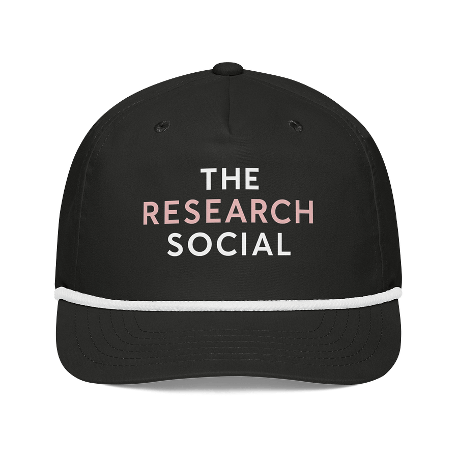 The Research Social Signature Cap product image (1)