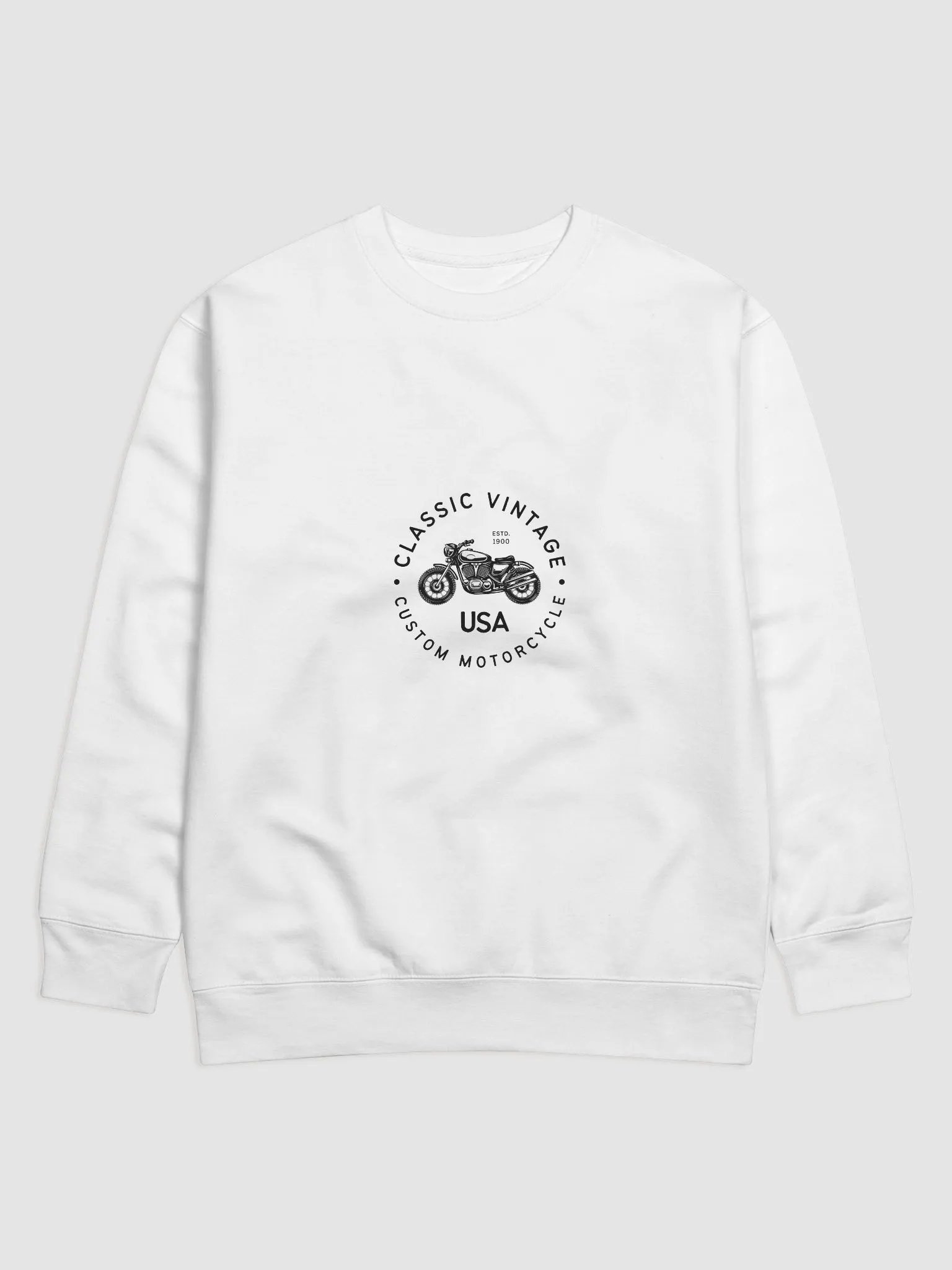 Vintage Motorcycle Premium Sweatshirt product image (1)