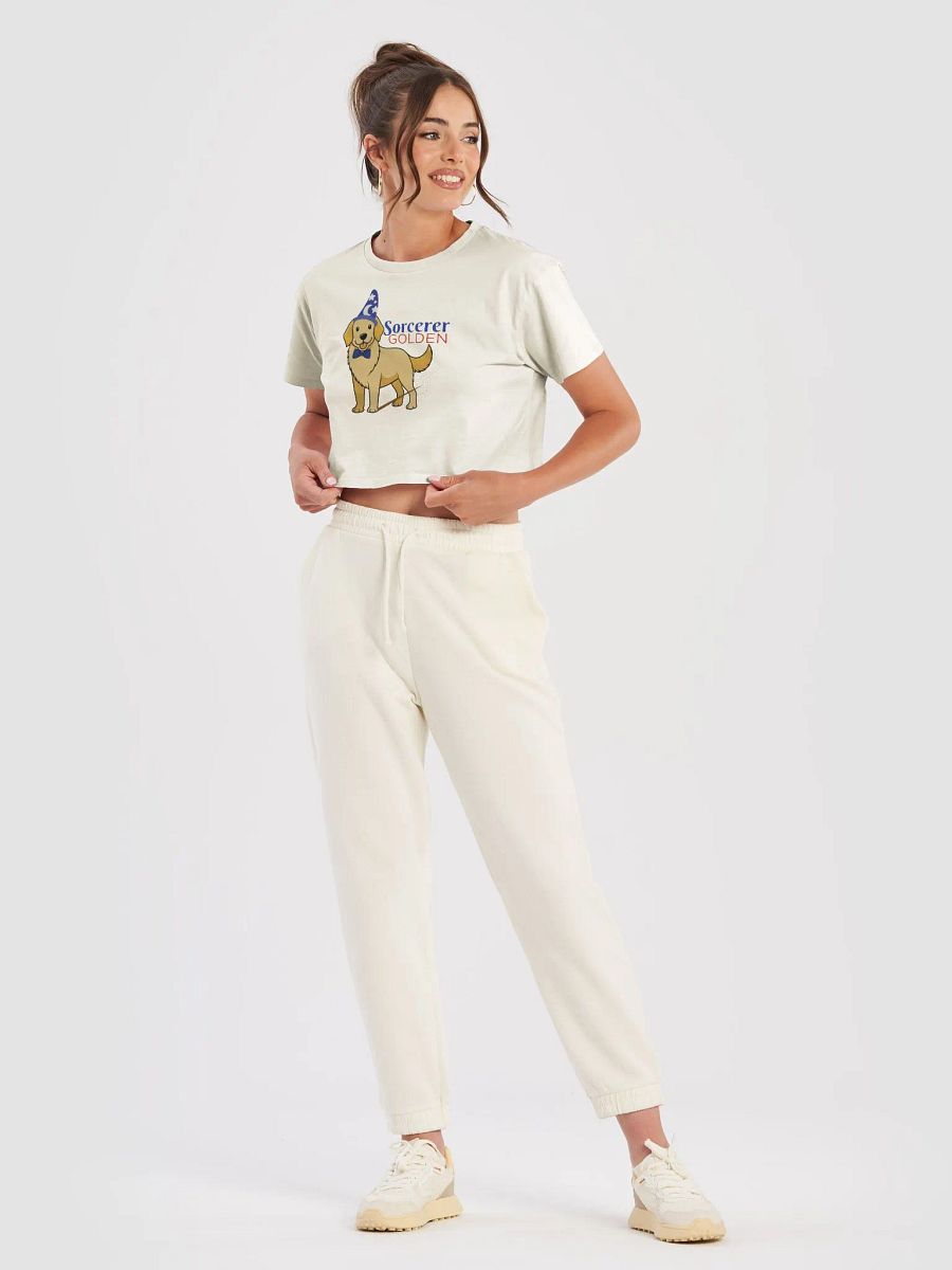 Sorcerer Mickey Mouse Golden Retriever Crop Tee product image (13)