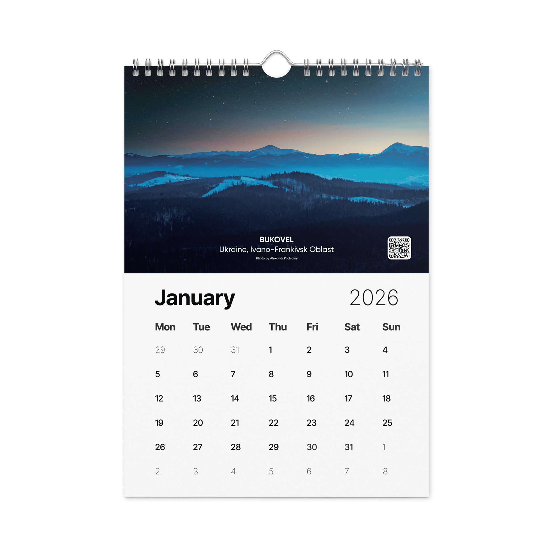 Ukraine Calendar 2026 (MONDAY Edition) product image (2)