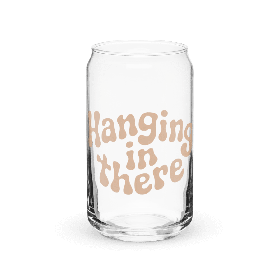 Hanging In There Can-Shaped Glass product image (2)