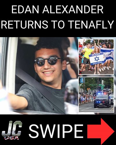 Bergen County Native Edan Alexander has officially RETURNED to his HOME of Tenafly, NJ where he BELONGS!

Thank YOU President...