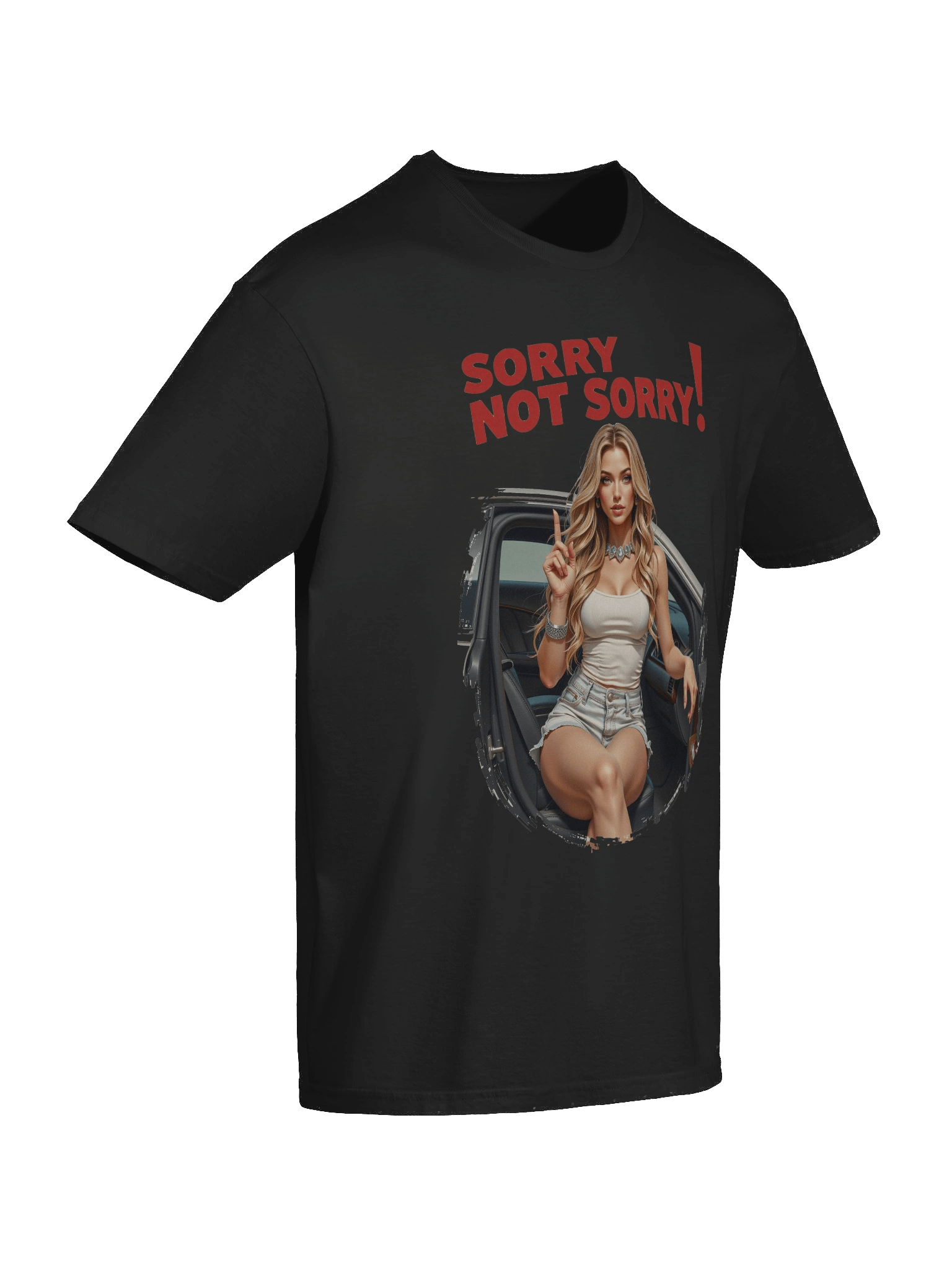 Sorry Not Sorry! Retro Car Illustration T-Shirt product image (87)