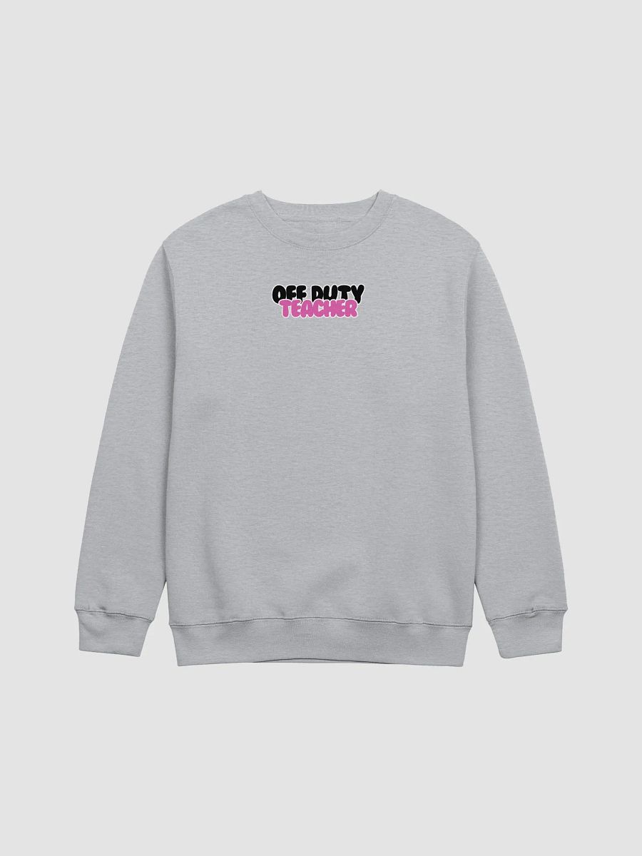 Off duty teacher crewneck product image (1)