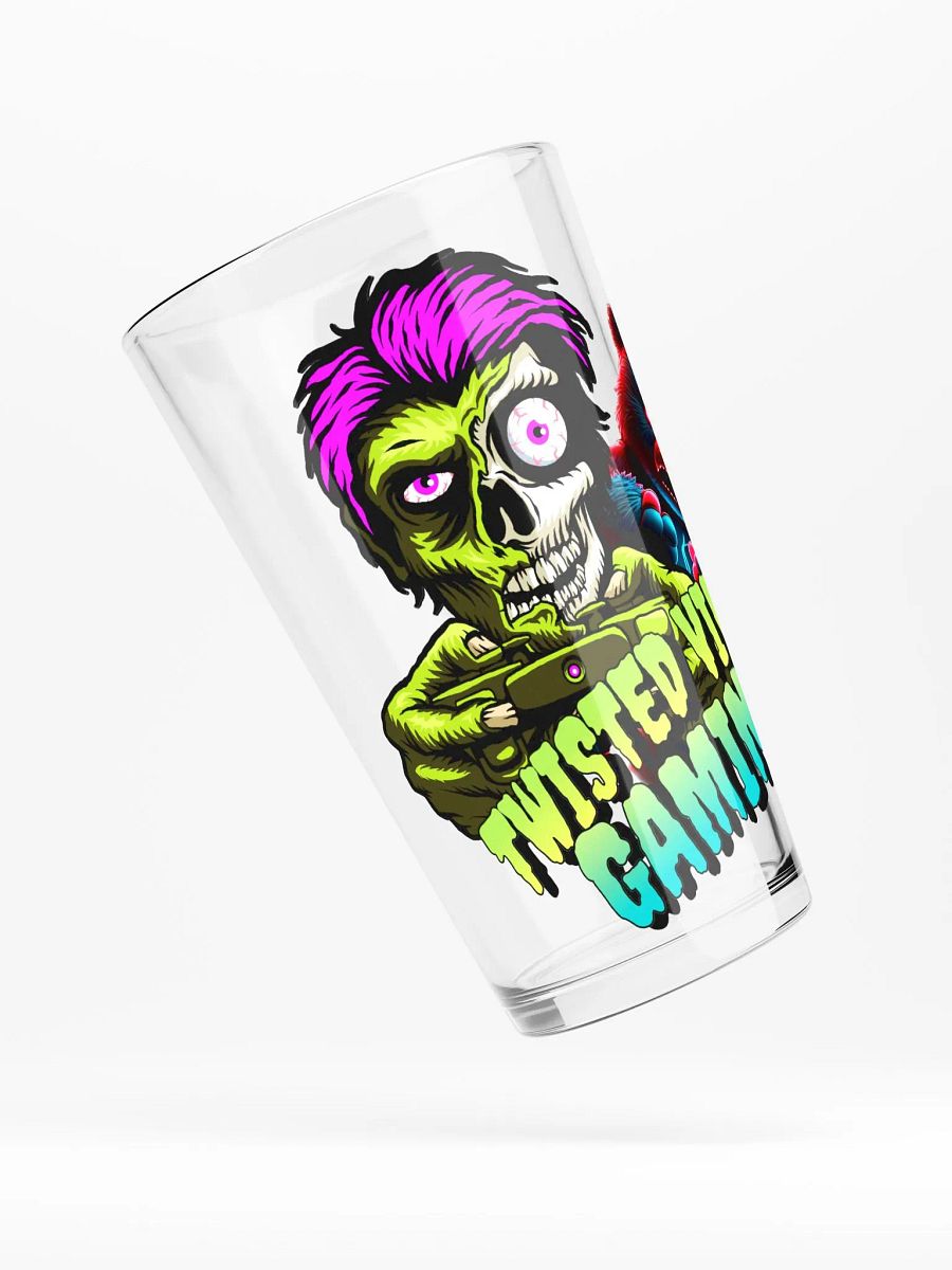 Twisted Virus Gaming: Teddy's Terror - shaker pint glass product image (5)