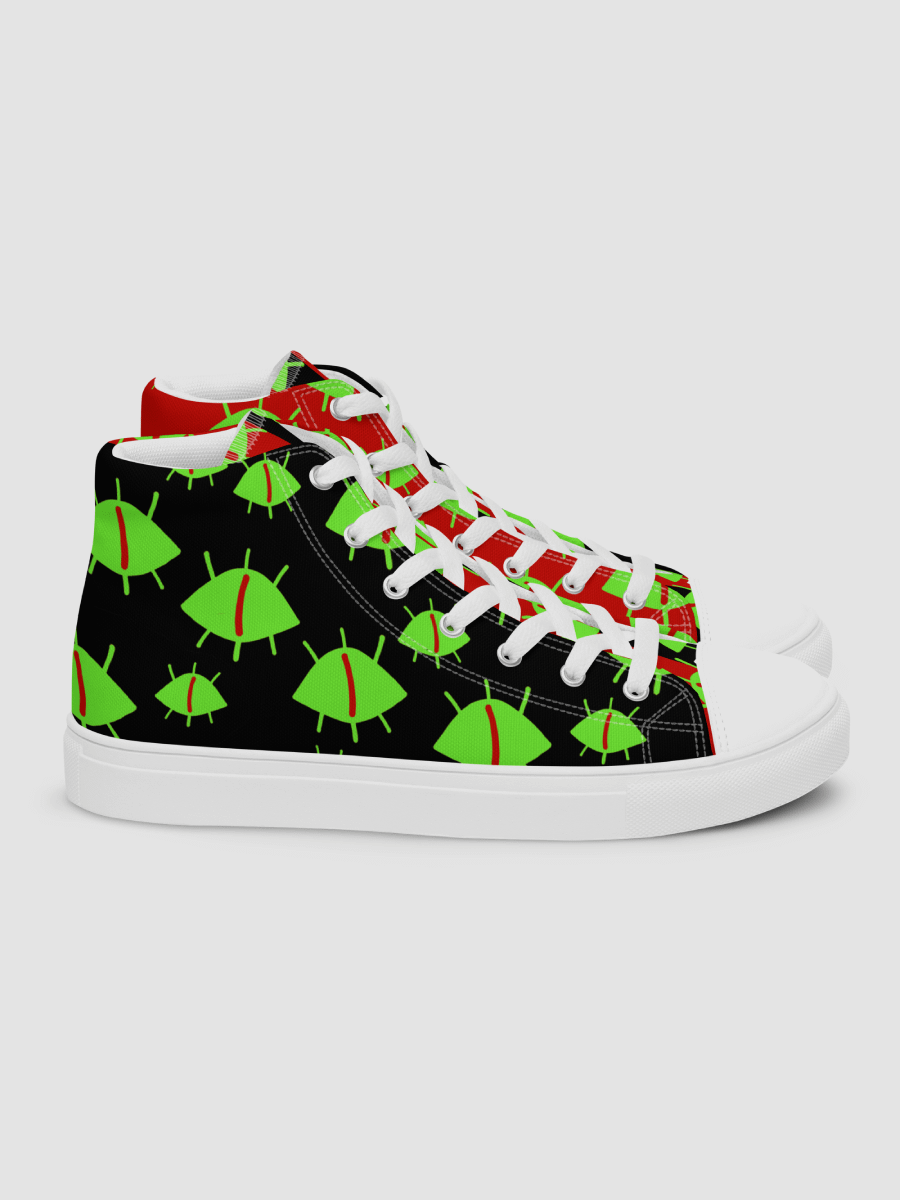 "Always Watching" Chaos Colored High Top Canvas Shoes product image (10)