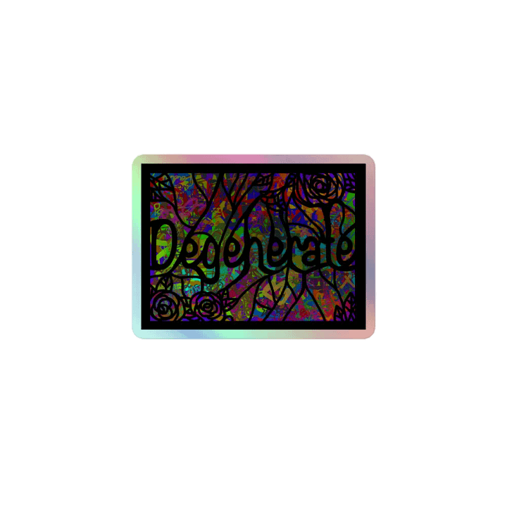 Degenerate Dreams Holographic Sticker Sheet product image (1)
