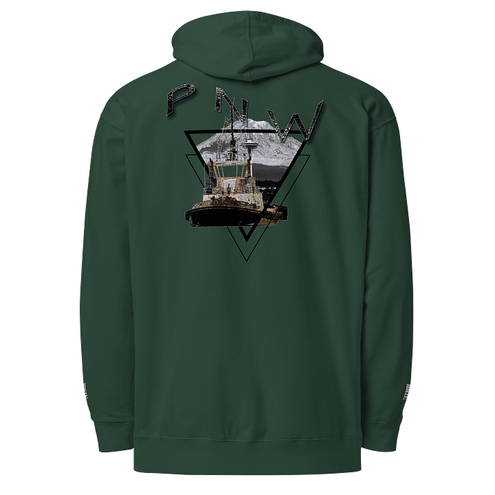 Triangle-Mt Raine- PNW Tug Chief - Twin Anchor Front & sleeves (embroidered) product image (13)