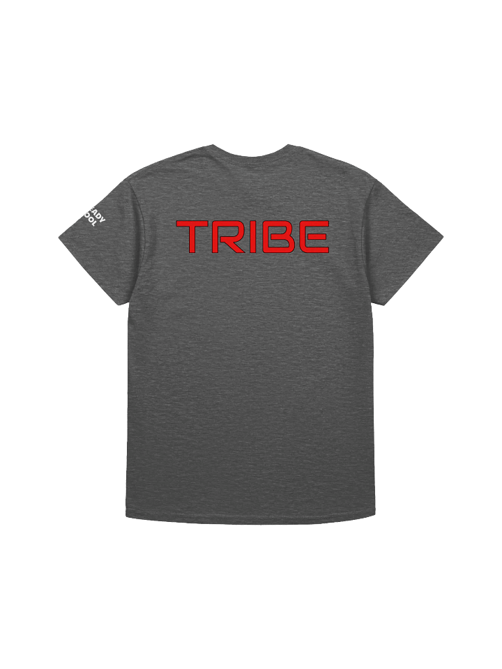 CRT Paint Splatter Large Front Print, With Red Tribe Back Print T-Shirt product image (2)