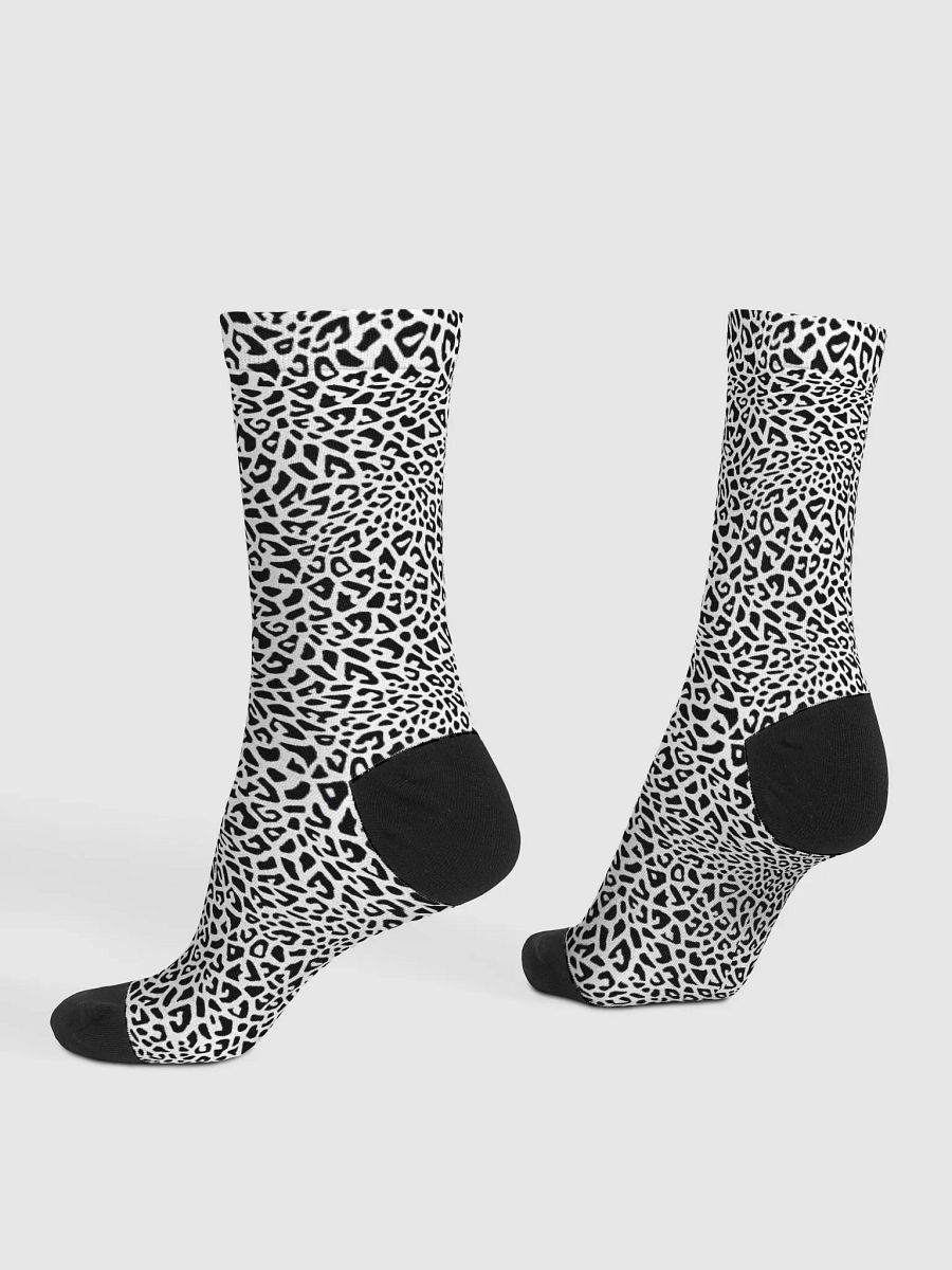 Silver Leopard Socks product image (4)
