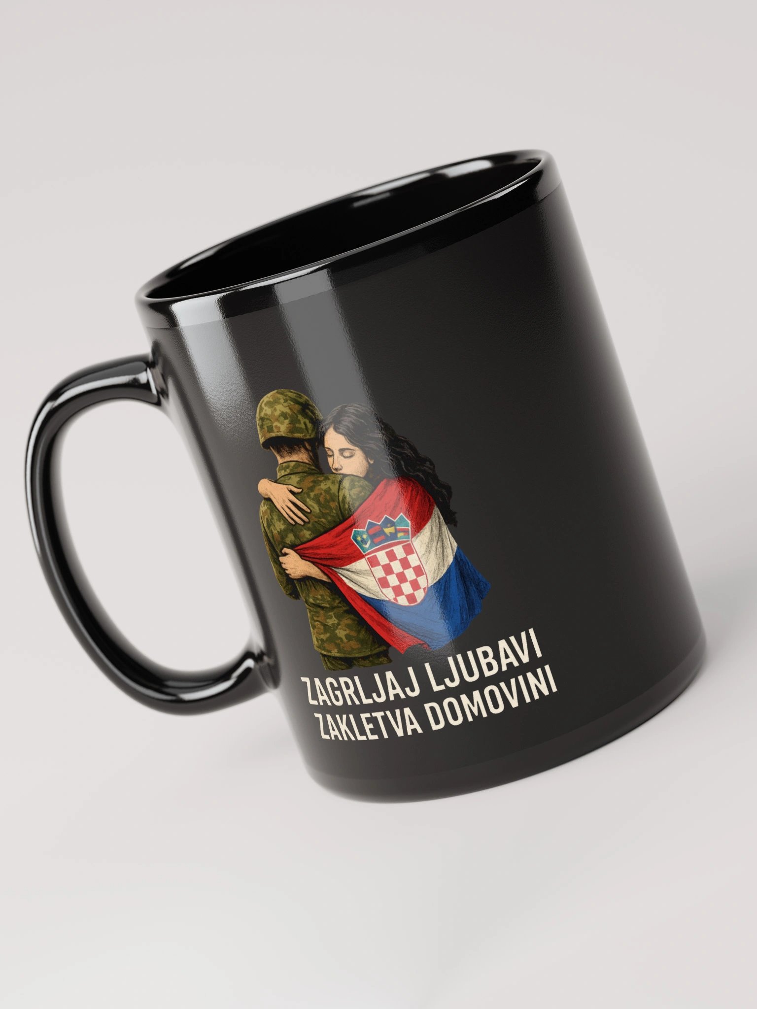 LJUBAV I DOMOVINA - VISOKO KVALITETNA ŠALICA product image (3)