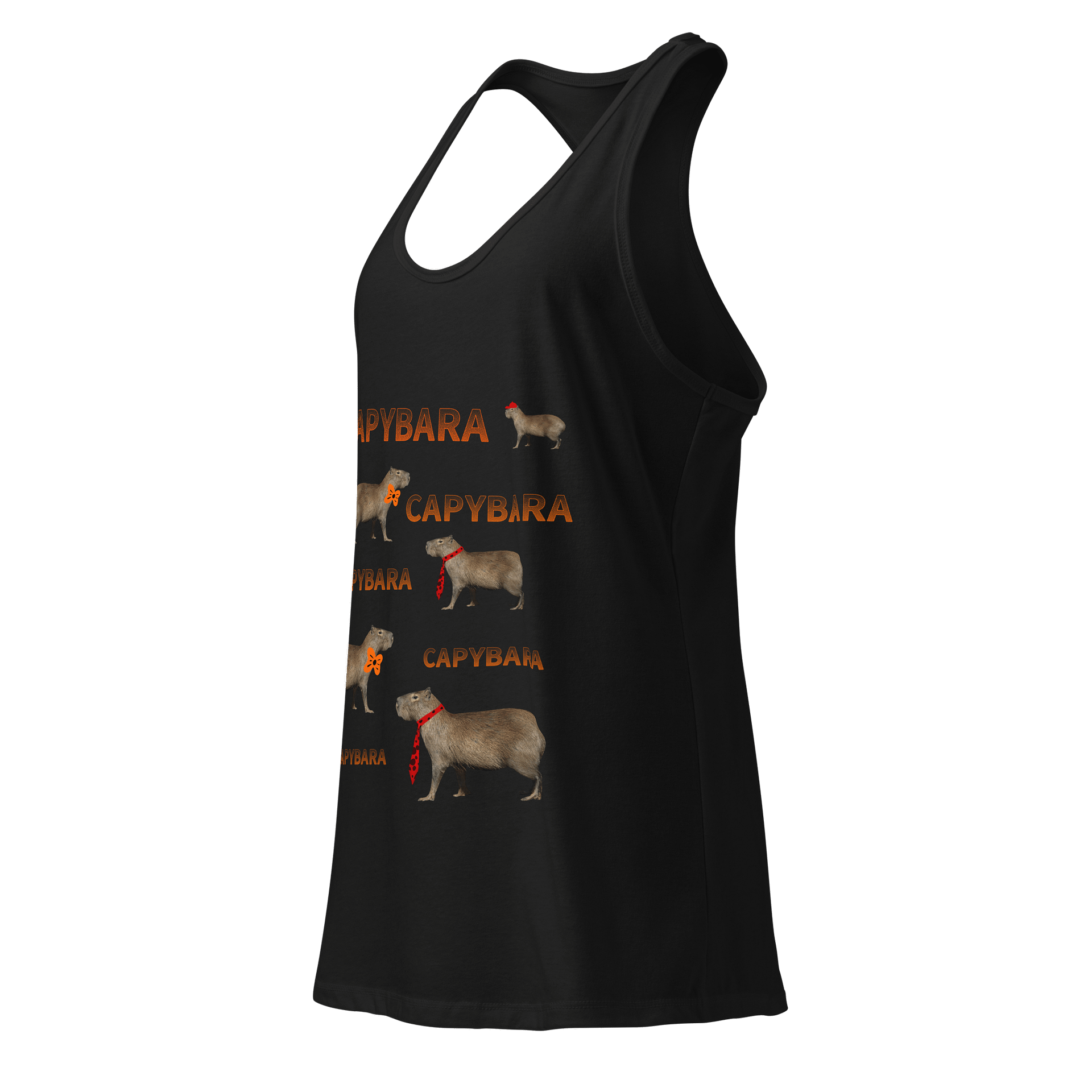 Cute Capybara Racerback Tank product image (4)