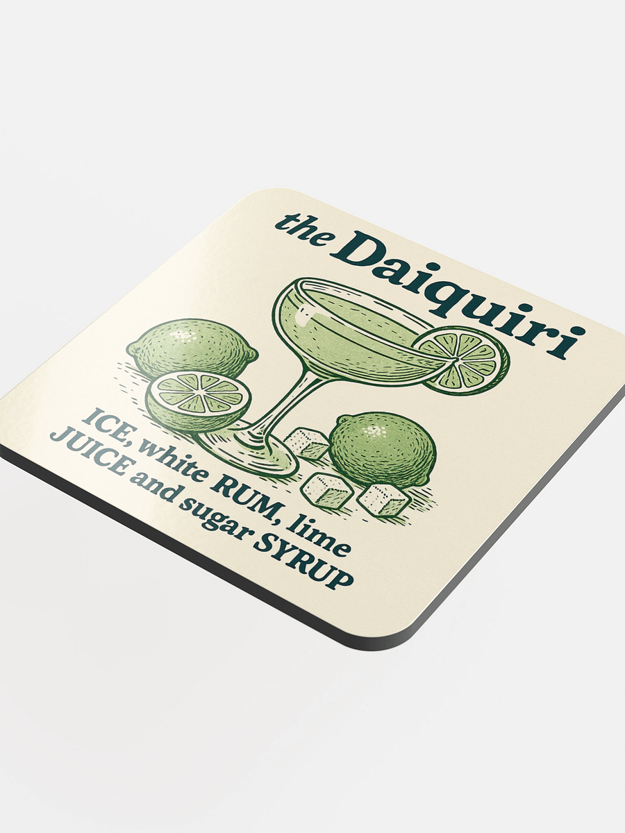 Daiquiri Cocktail Coaster – Classic Cuban Cocktail Art product image (4)