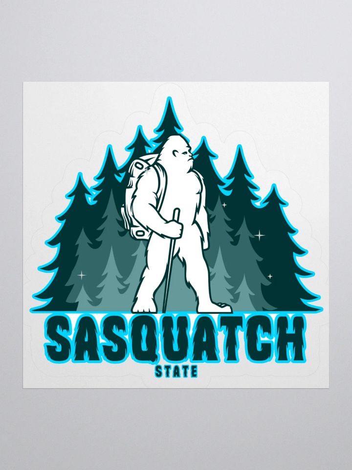 Sasquatch State Sticker (3 Sizes) product image (3)