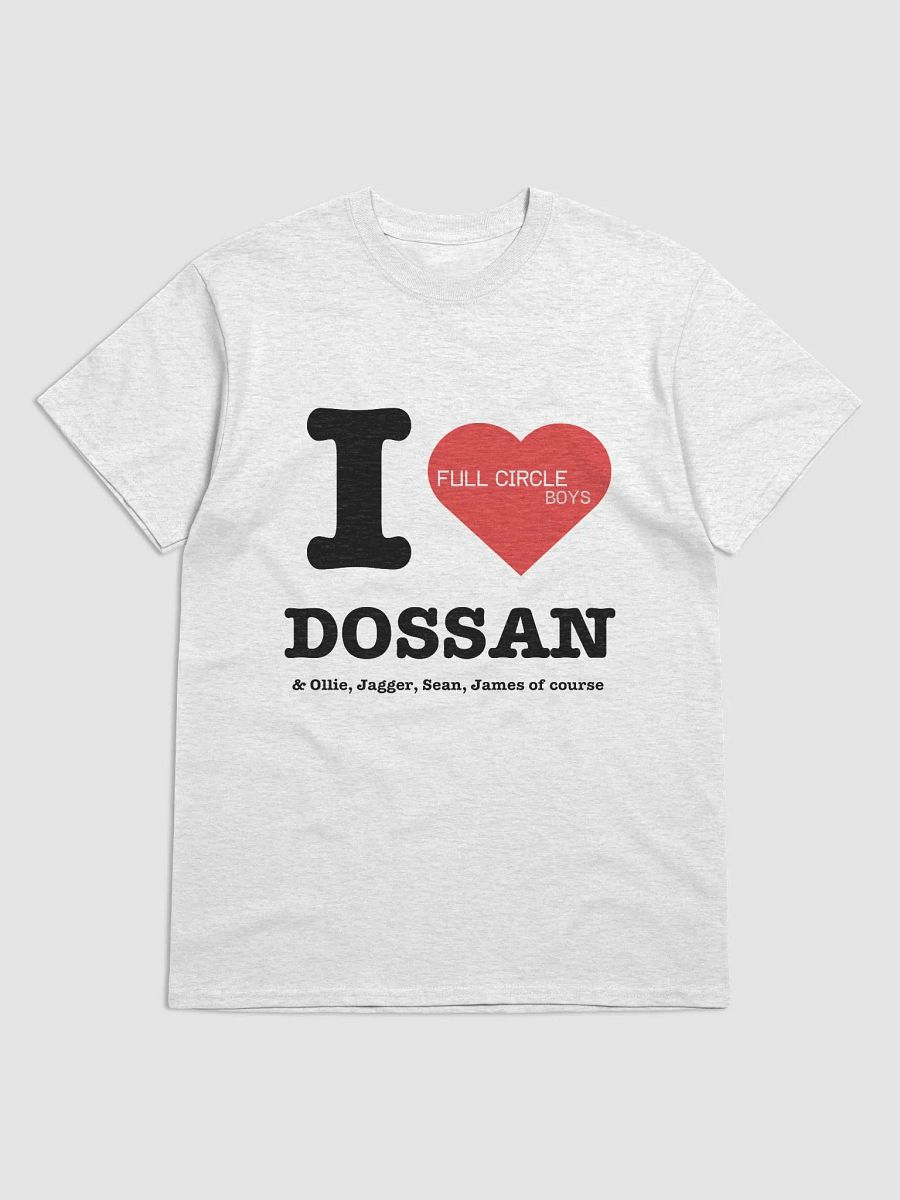 I love DOSSAN t-shirt product image (2)