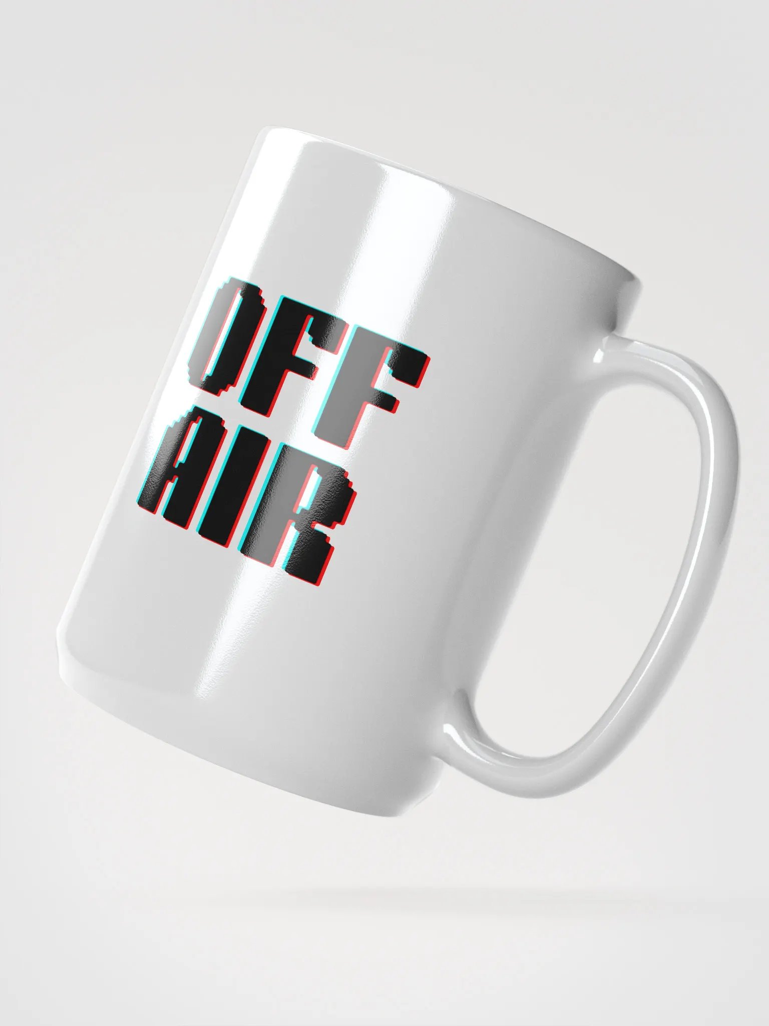 Off Air White Glossy Mug product image (2)
