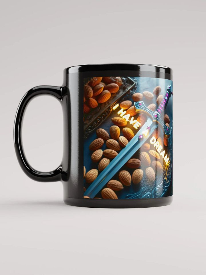 Dreamer's Sword Black Glossy Mug product image (1)