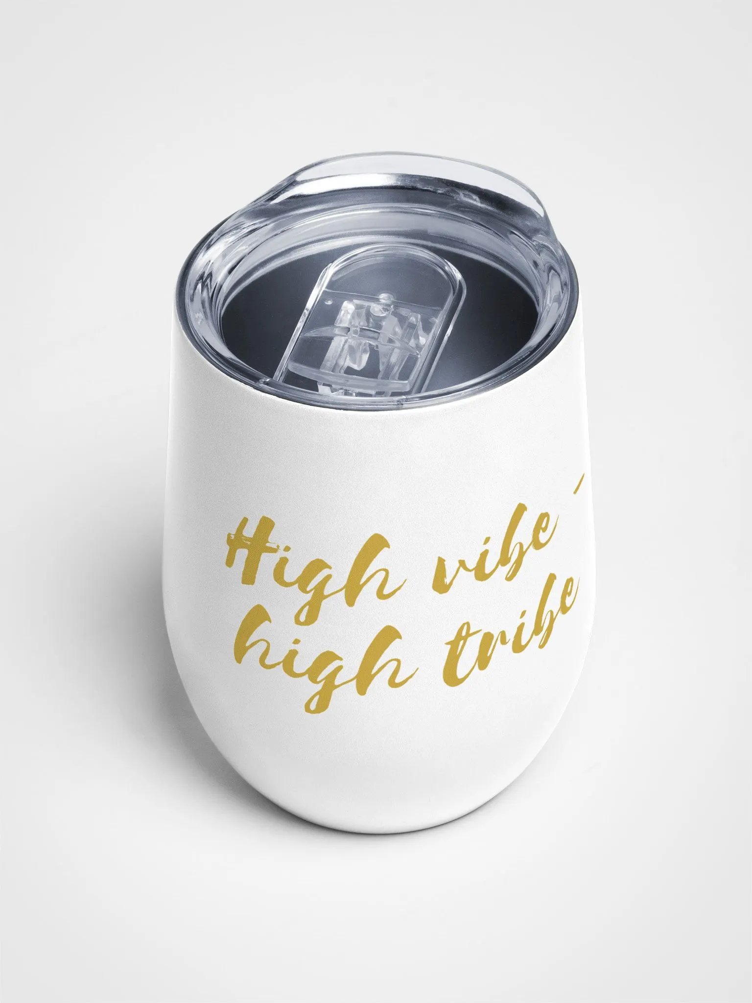 Golden High Vibe Wine Tumbler product image (4)