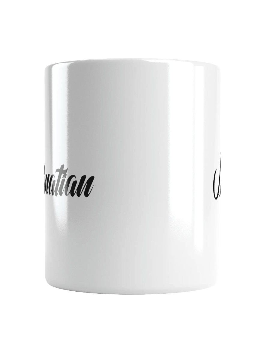 Dalmatian Fancy Script Minimalist Chic Mug product image (6)