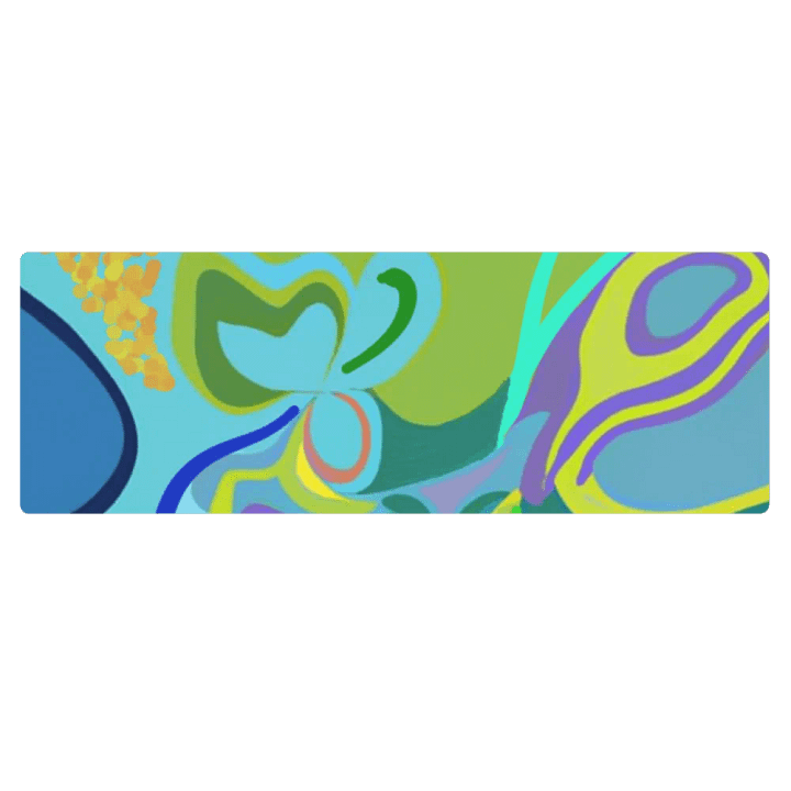 Zen Swirl Yoga Mat product image (1)