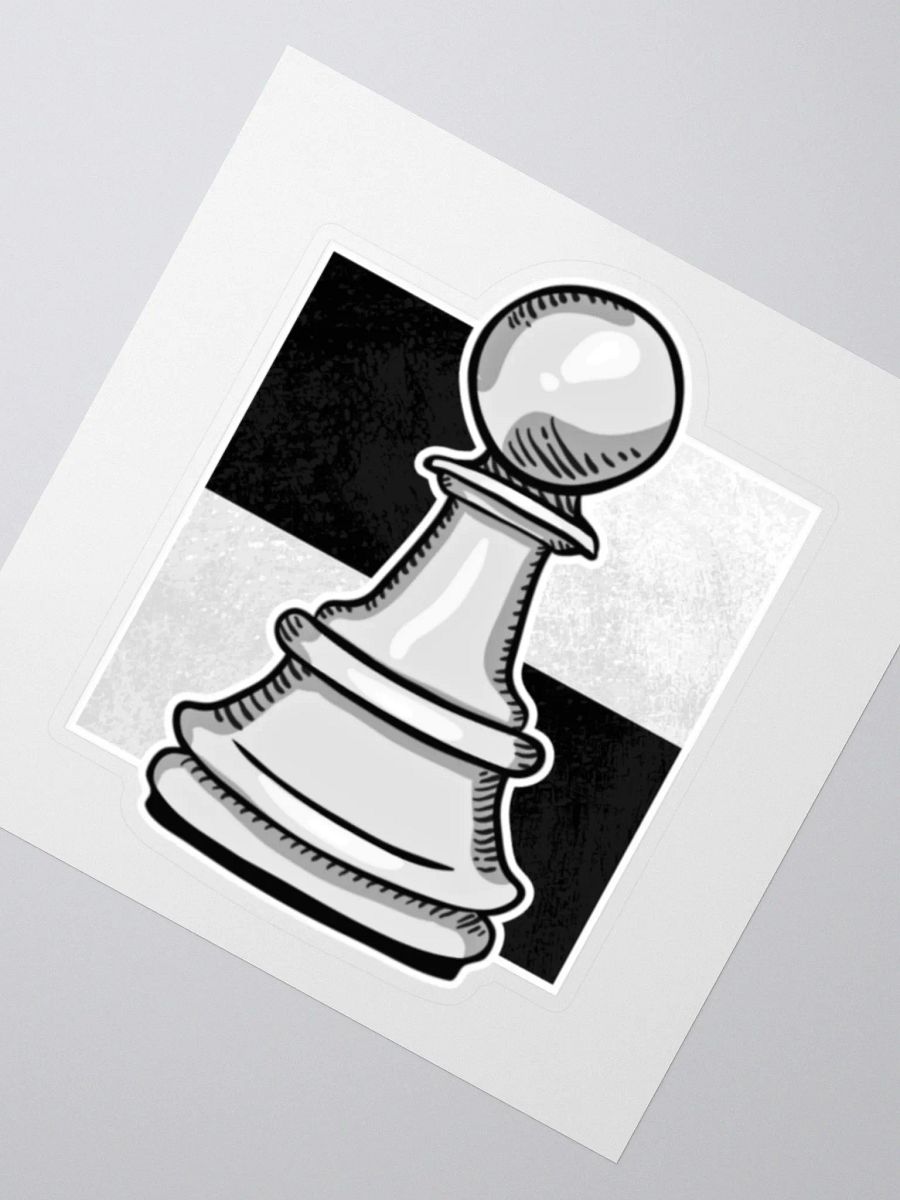 White Pawn Sticker product image (4)