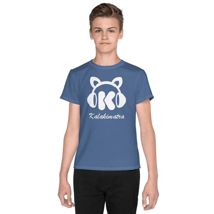 Kalakimatra white logo youth shirt product image (1)