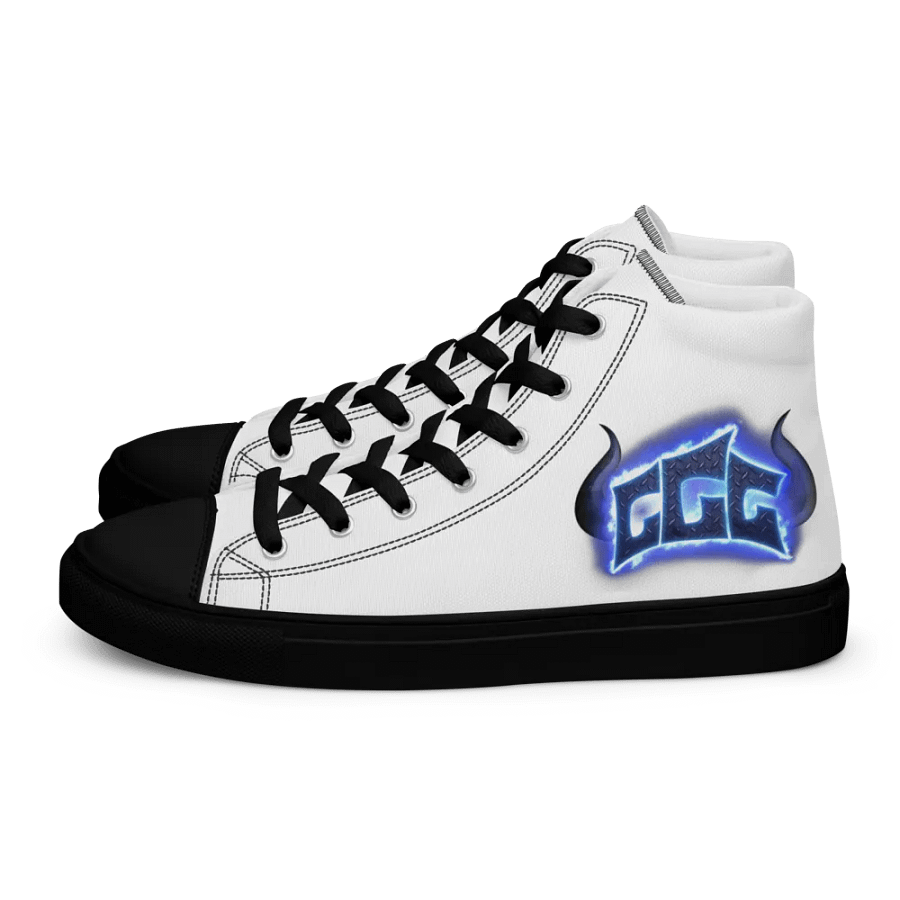 GGG Fire Logo High Top Canvas Shoes product image (1)