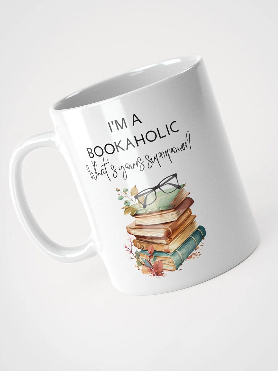 Book lover bookaholic nerd bookworm - Glossy Mug product image (3)