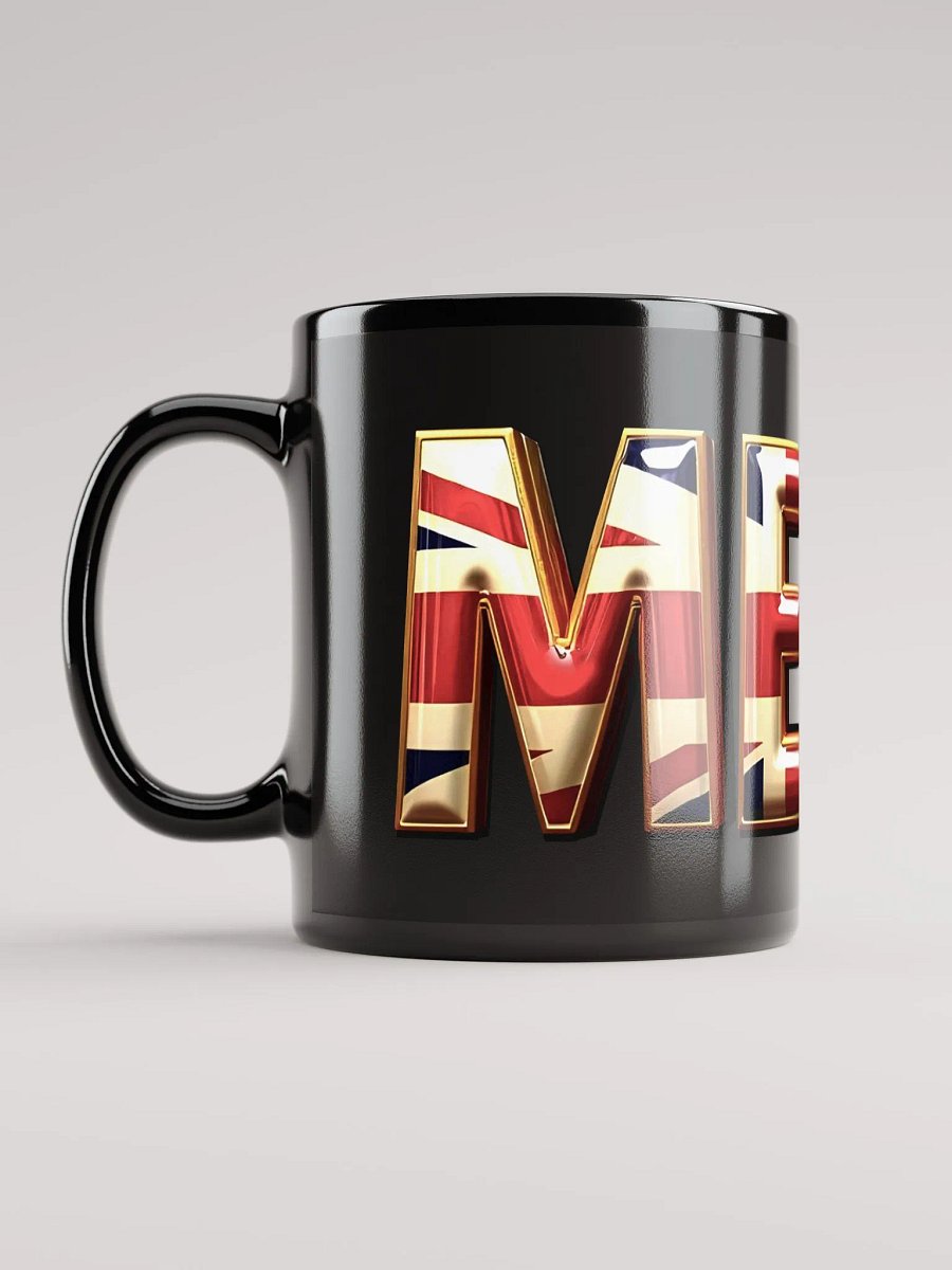 MEGA Union Jack Black Glossy Mug product image (12)