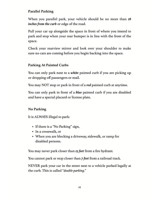 California Driver's Cheat Sheet product image (3)