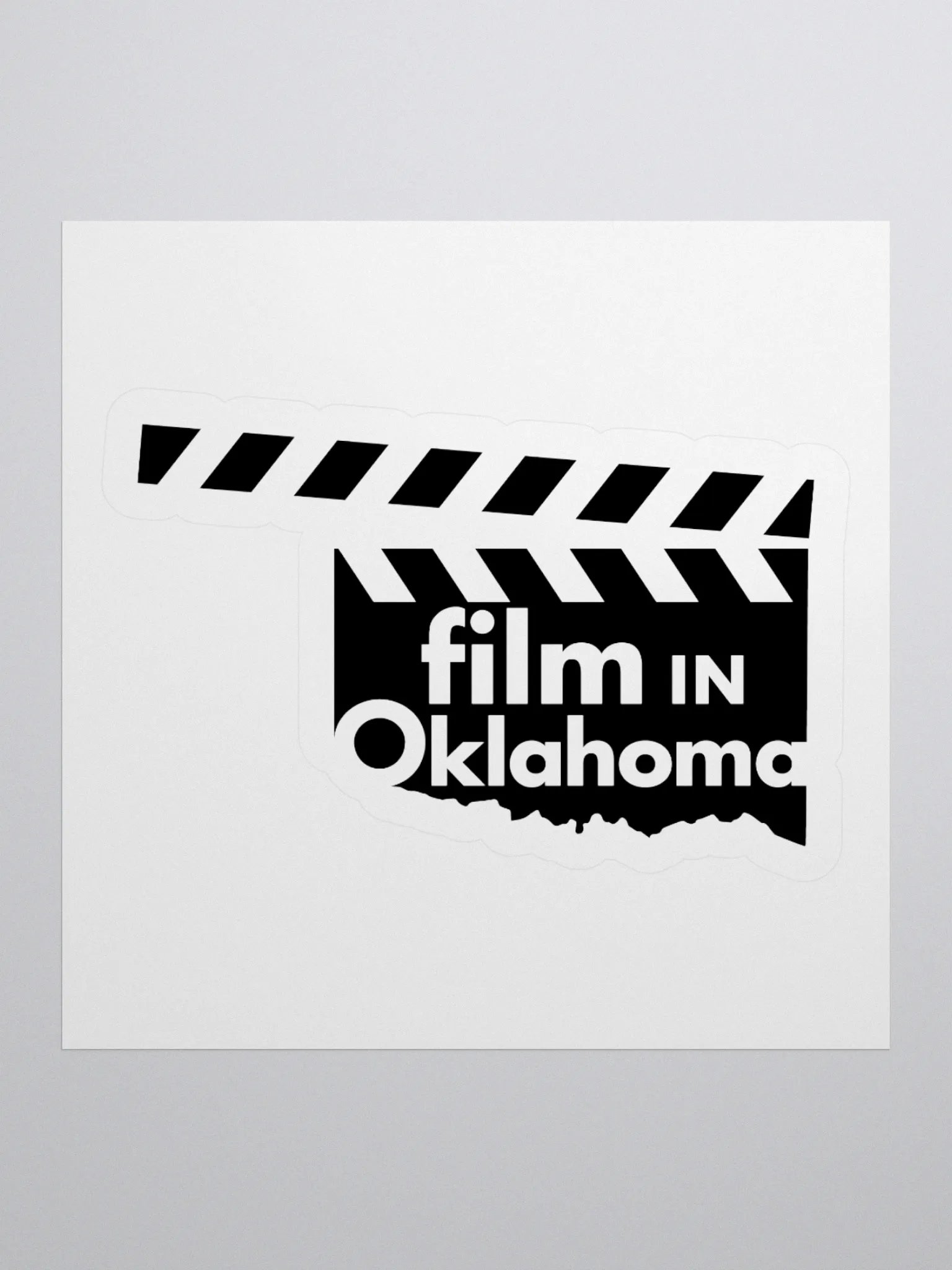 Film in Oklahoma Logo Stickers product image (1)