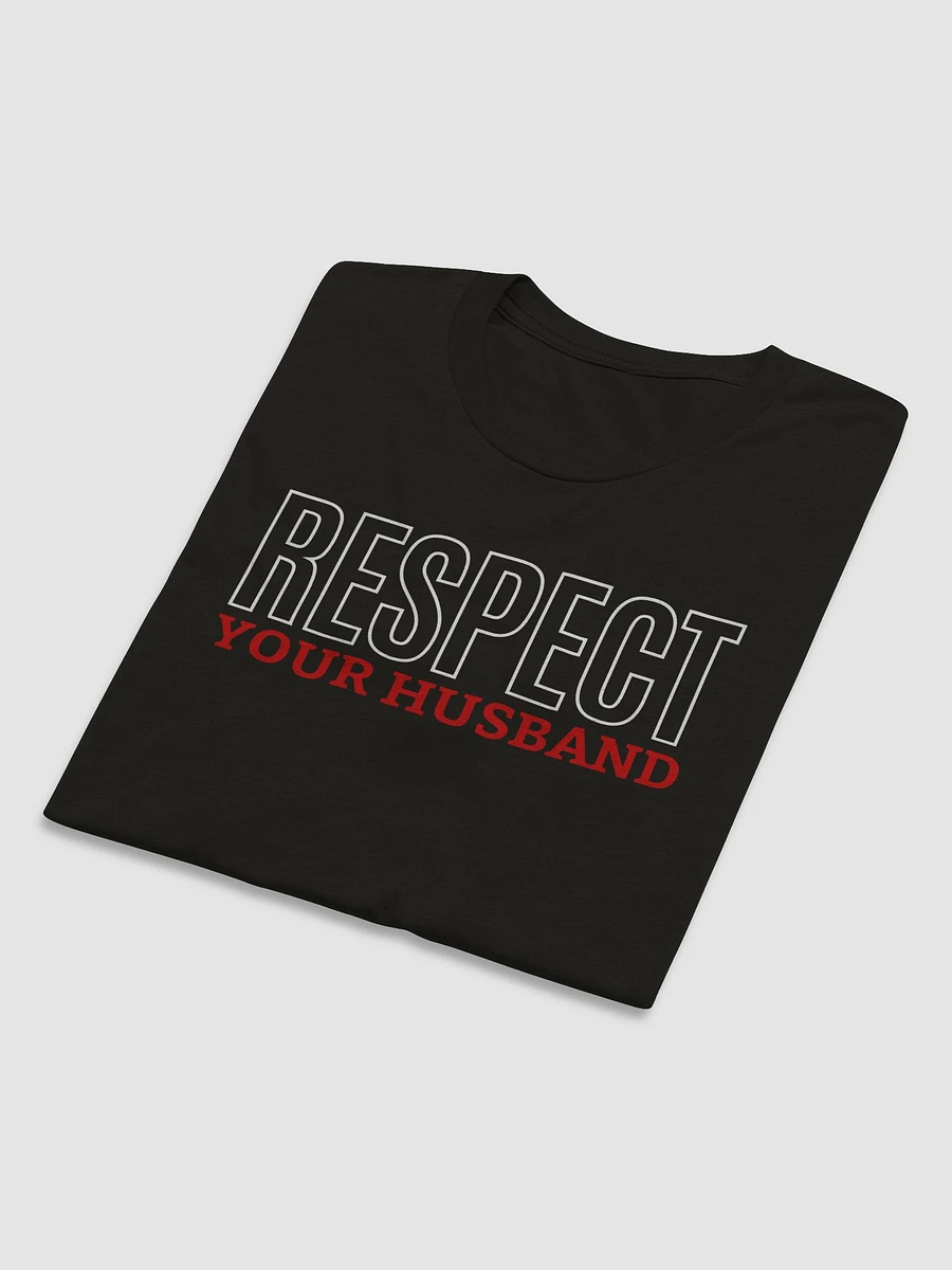 Respect Your Husband - Wife's Couple Shirt (Black, Navy) product image (5)