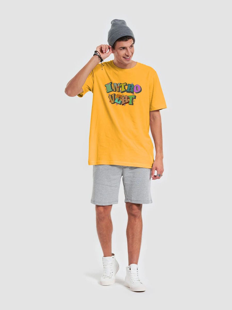 Introvert Block Letter Galaxy T-Shirt product image (4)
