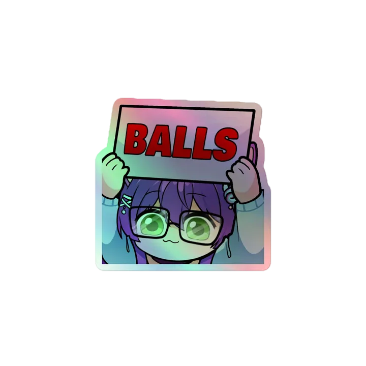 Balls Holographic Sticker product image (1)
