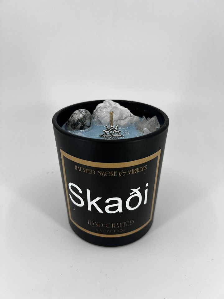 Skaði Crystal Deity Candle product image (1)