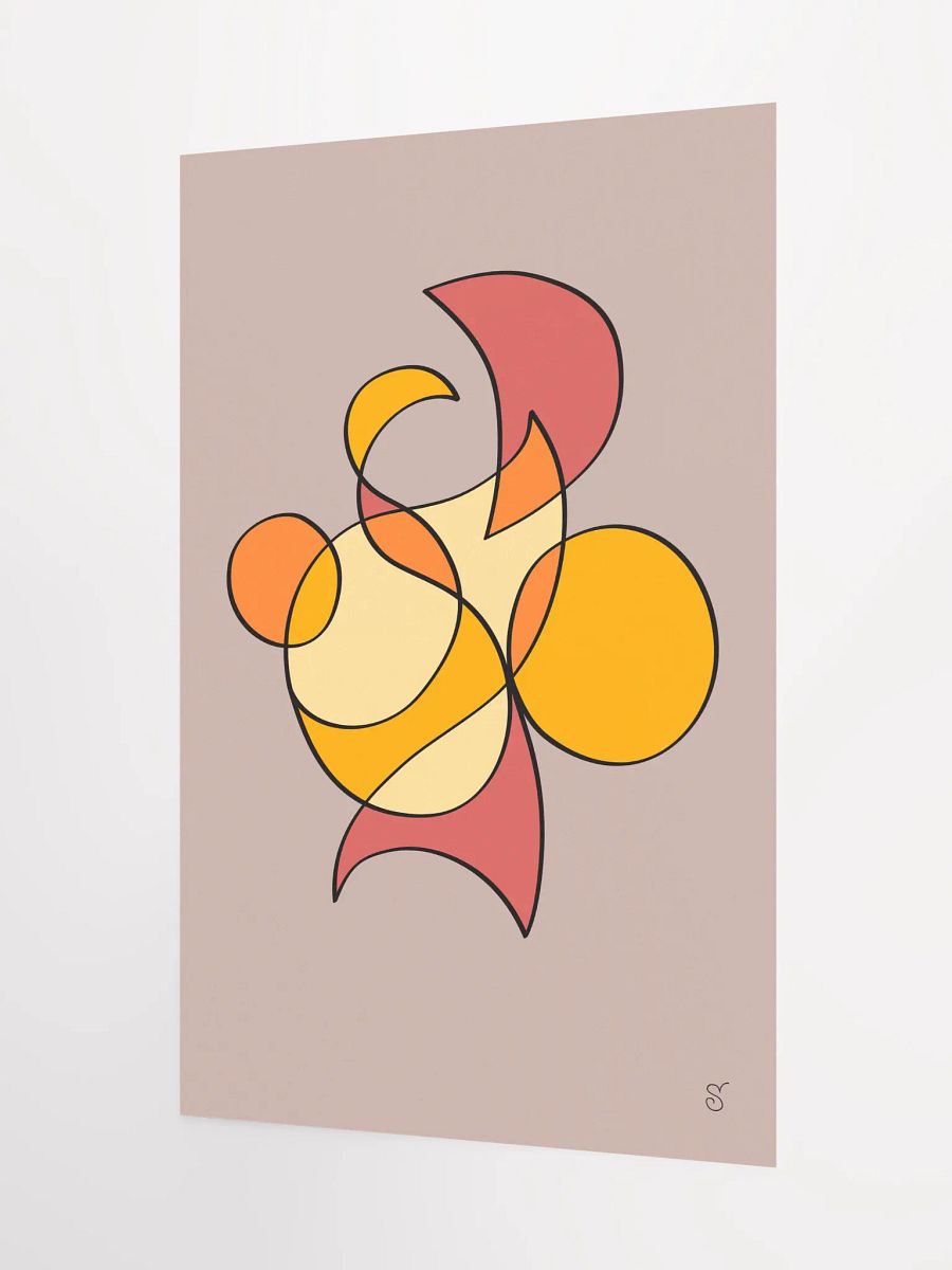 Vibrant Matte Poster Print - Abstract Image No. 6 product image (3)