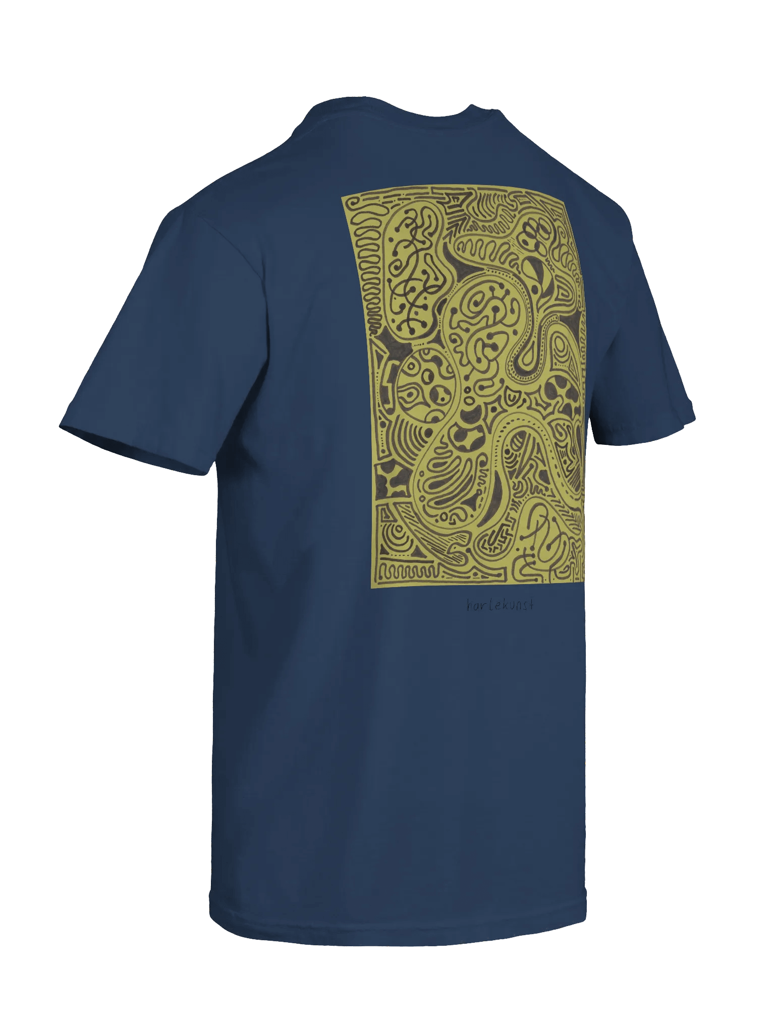 Envelop Me: Yellow Print - Comfort Tee product image (8)