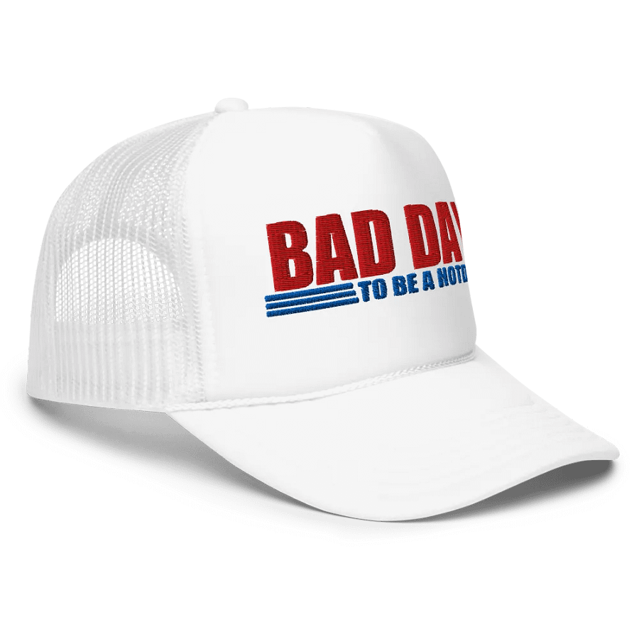 Bad Day to be a Hot Dog Hat - Embroidered Trucker Cap product image (6)