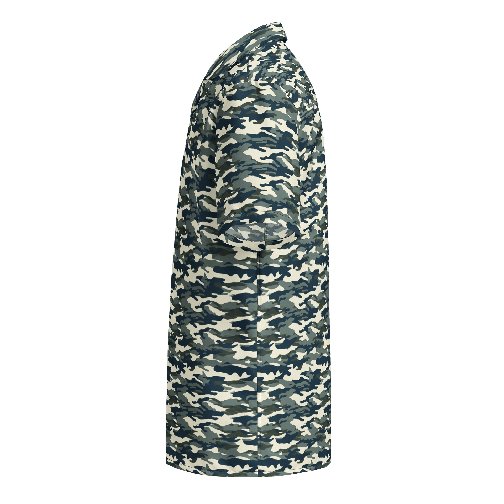 Frosted Camo Men’s Button-Up Shirt product image (3)