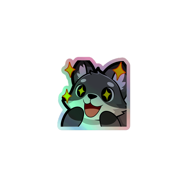 Wow Holo Sticker product image (1)