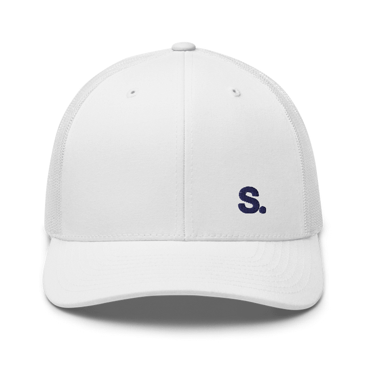 S. White Trucker Hat product image (1)