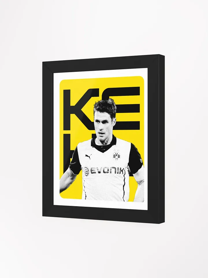 Sebastian Kehl BW Borussia Dortmund Name Art Framed Print product image (2)