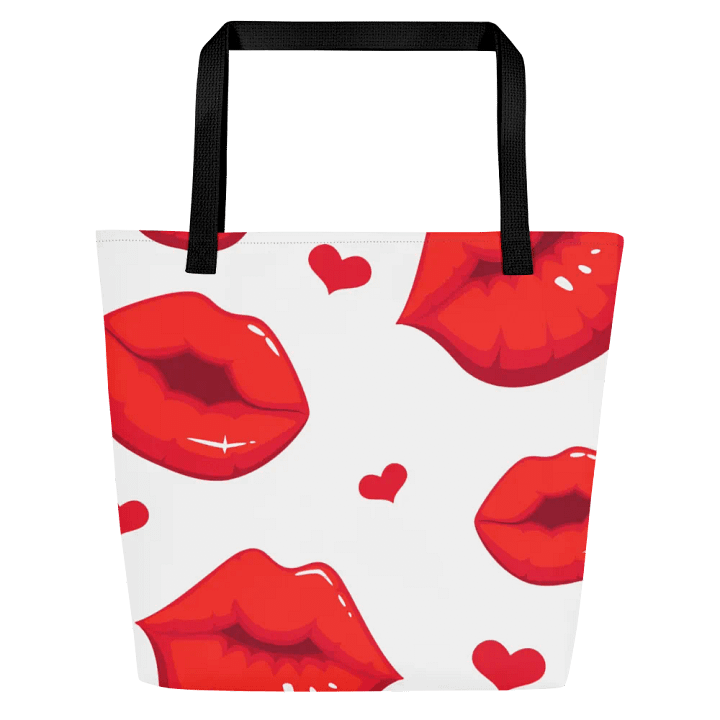 Love Lips All-Over Tote Bag product image (1)