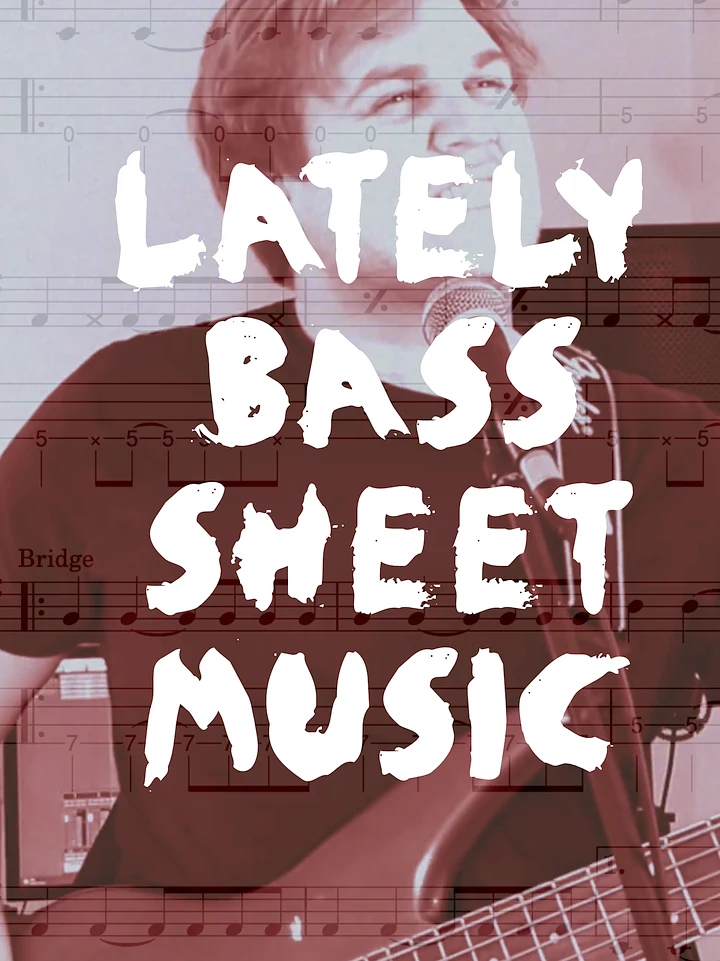 Lately Bass Sheet Music product image (1)