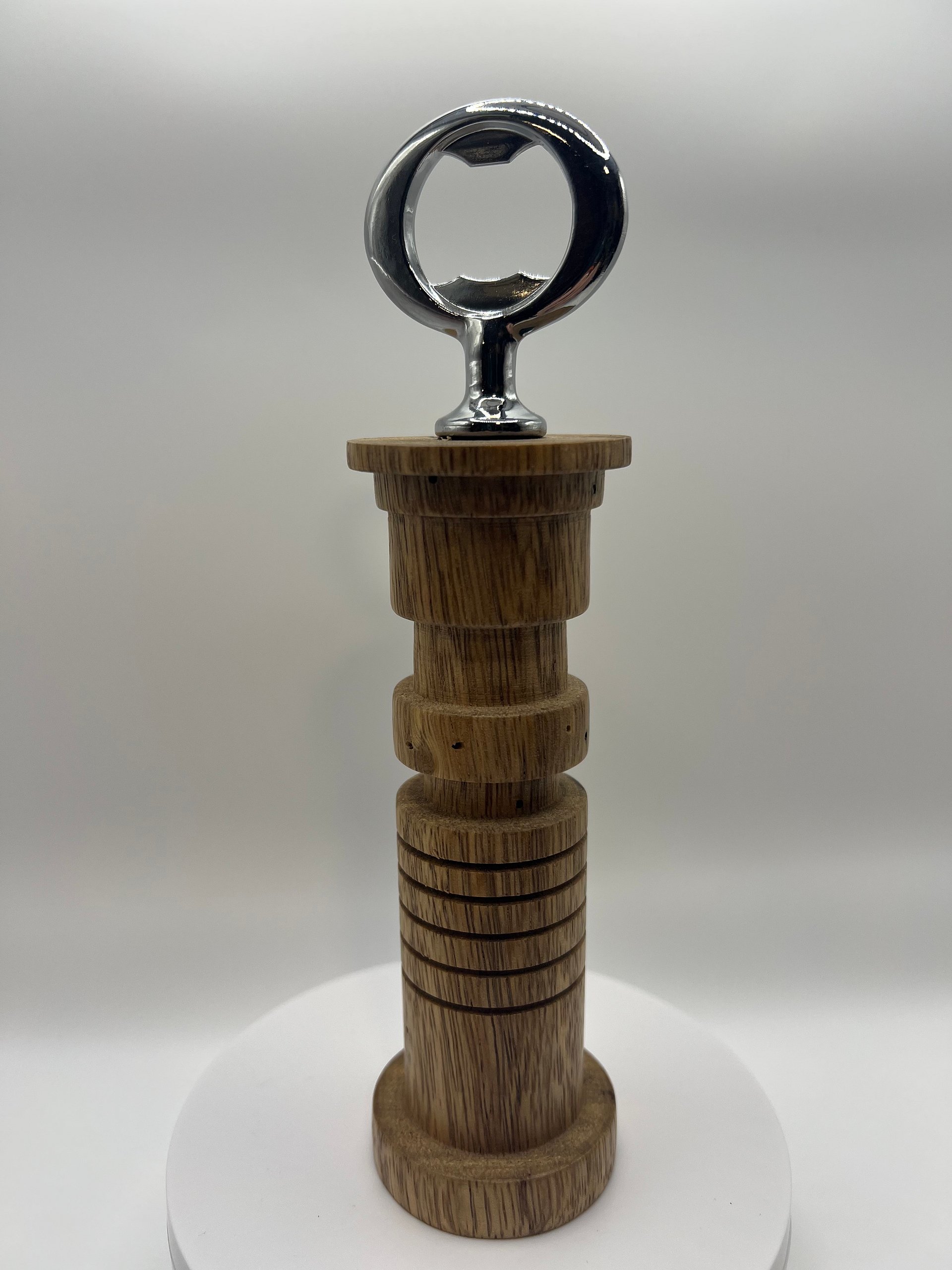 Hand-Turned Star Wars Inspired Black Limba Bottle Opener - 2 product image (2)