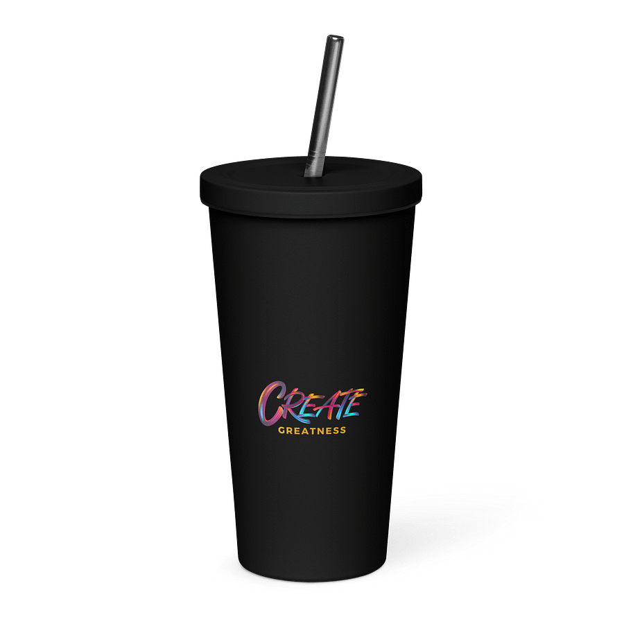 Create Greatness + Born to Dance Vibrant Beats His Silhouette Insulated Tumbler product image (8)