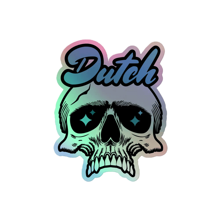 Galactic Skull Holographic Sticker Sheet product image (2)