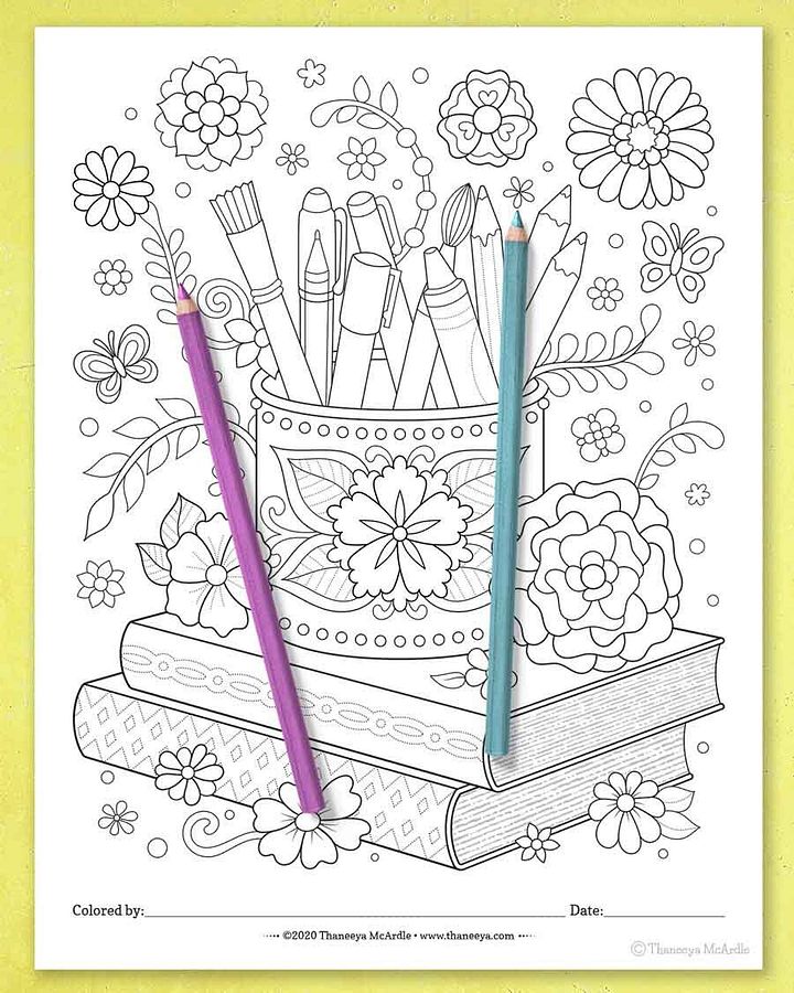 Happy Hodgepodge Coloring Pages product image (2)